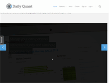Tablet Screenshot of dailyquant.us